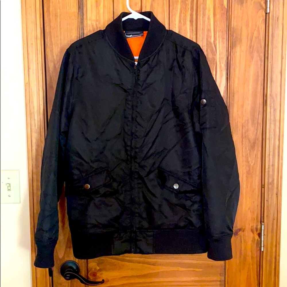 The Hundreds mens Bomber jacket Black.